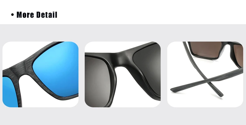 Ralferty HD поляризованные солнцезащитные очки для мужчин, для вождения, рыбалки, спортивные очки, UV400, Ретро стиль, квадратные солнцезащитные очки для мужчин, имитация дерева K1046
