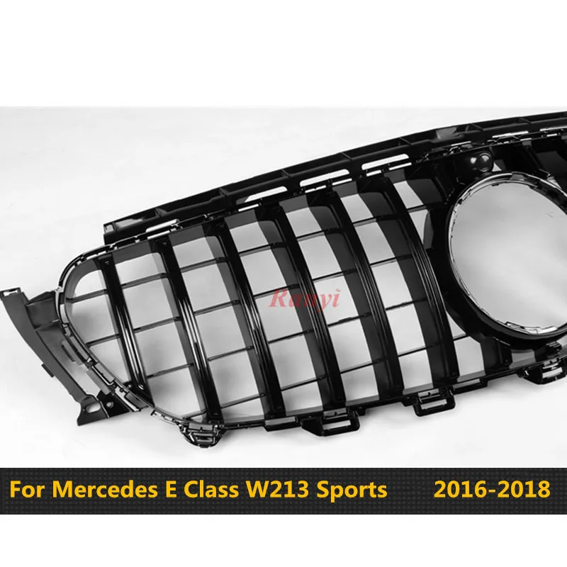 GT вертикальный Алмазный гриль E63S для Mercedes Benz E Class W213 C238 Coupe Sedan 2016 2018 E300 E350 E200 E320