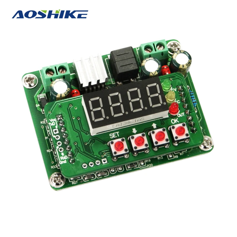 

AIYIMA Smart Electronics B3603 NC DC Power Supply Adjustable Step-Down Module Voltage Ammeter 36V3A108W Charger