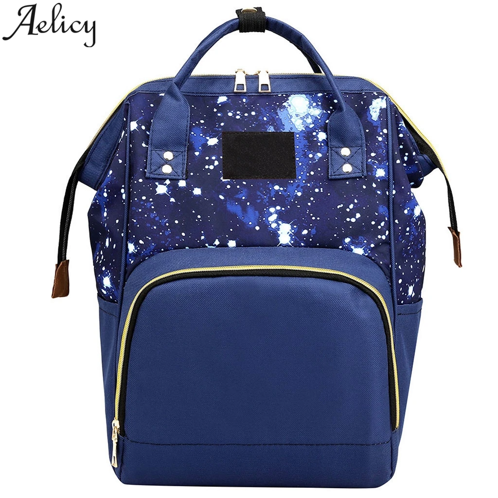 

Aelicy 2019 Fashion Women Mummy Bag Backpack Nursing Bag Maternity Travel Backpack Bottles Storage Nipple Nursing Bags for Baby