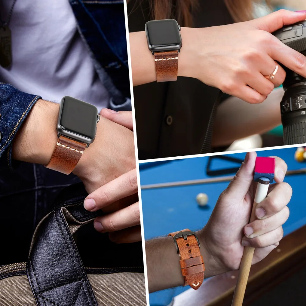 MAIKES Watch Accessories Watchband For Apple Watch Bands 44mm 40mm & Apple Watch Strap 42mm 38mm Series 4 3 2 1 iWatch Bracelet