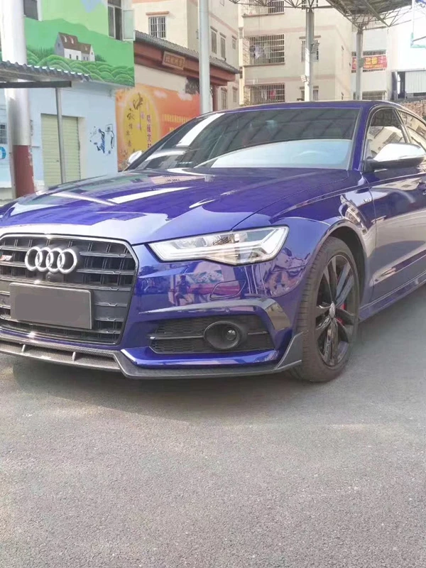 Для Audi A6 Body kit спойлер- для Audi A6 KSK ABS задний спойлер передний бампер диффузор защитные бамперы