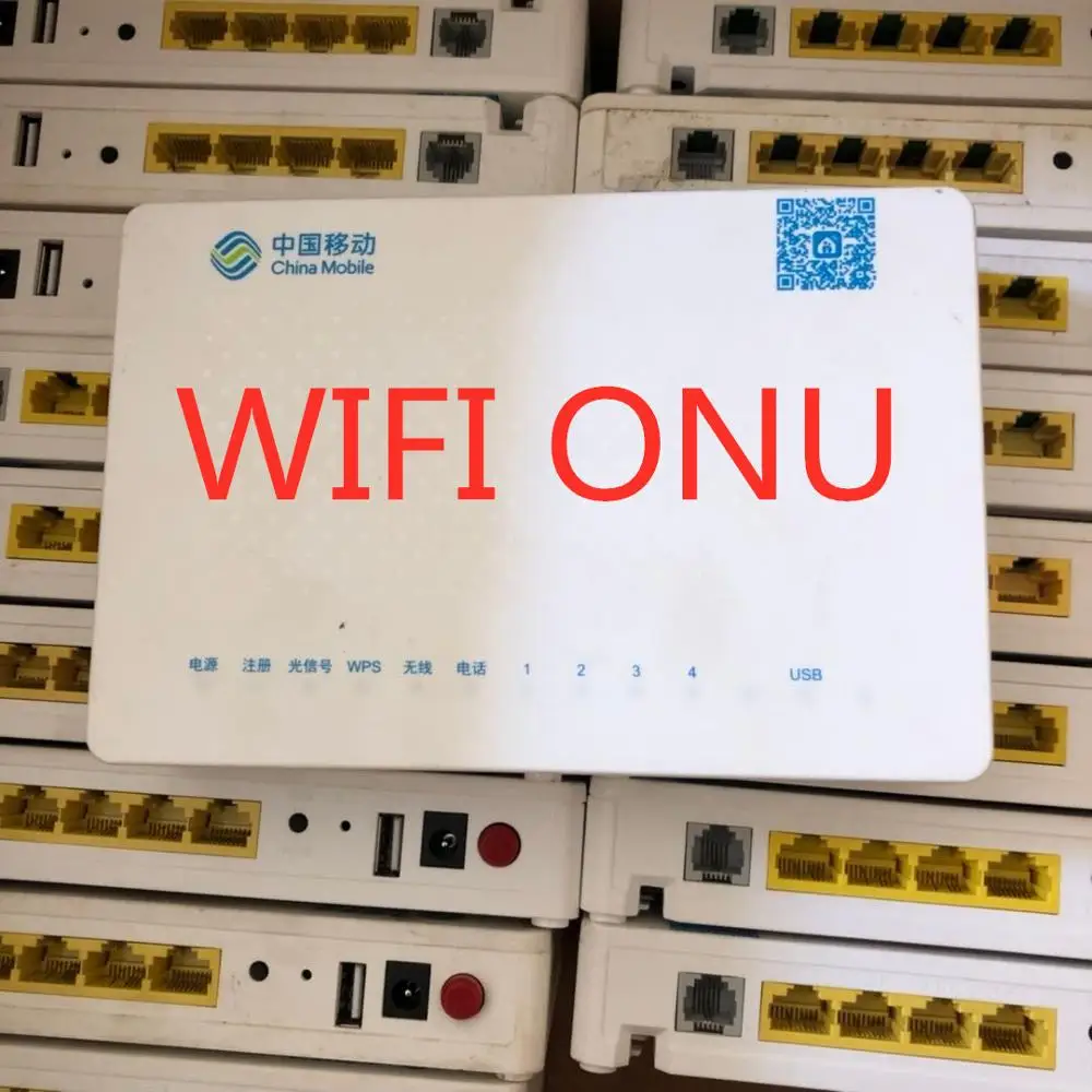 8 шт. ont onu gpon wifi second hand Z T E F663N английская прошивка port 1GE + 3FE 1Tel Wifi USB|Оптоволоконное