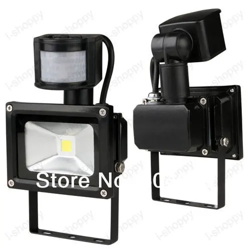 High Power 20W 1800LM Detector PIR Motion Sensor Security Flood Light Gate Stairs Garden Garage Exit Entrance Lamp Kit IP65 In Outdoor Wall Lamps From