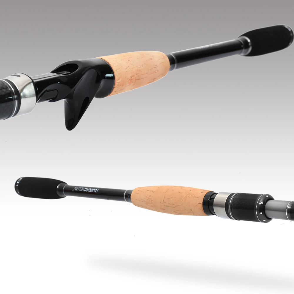 Cena Wędka podróżna Carbon Spinning Casting wędka 2.1 2.4 2.7m 3m M moc 4 sekcje pręty vara de pesca wędka karpiowa