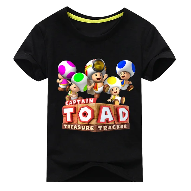  Kids 3D Captain Toad T Shirt Costume Baby Casual Tee Tops Clothes Boy Tshirts Girl Cotton T-shirt Clothing DX095