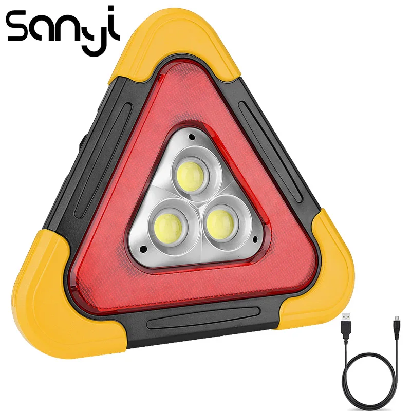 SANYI 5 режимов работы на солнечной энергии фонарик USB Перезаряжаемый встроенный