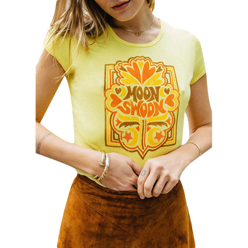 blue and yellow graphic tee blue and yellow graphic tee