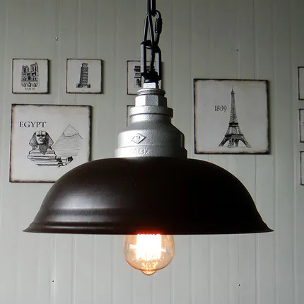 Vintage Industrial Lighting Loft American Rural Vintage Pendant Light Wrought Iron Pendant Lights Cafe Bars Pendant Lamp