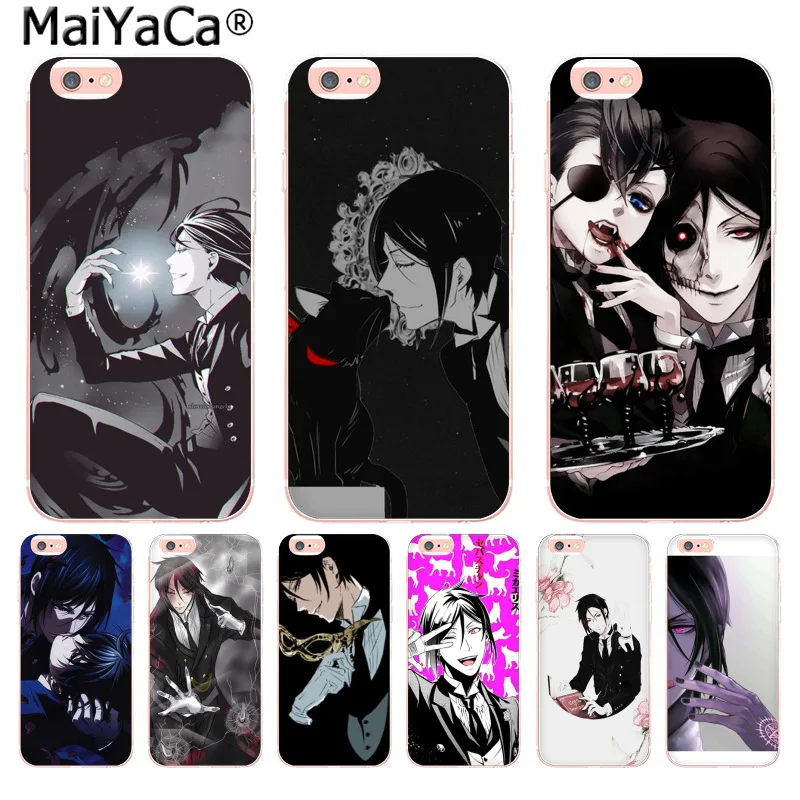 MaiYaCa Батлер Себастьян Michaelis чехол для телефона iphone SE 2020 11 pro 8 7 66S Plus X 10 5S XS XR MAX