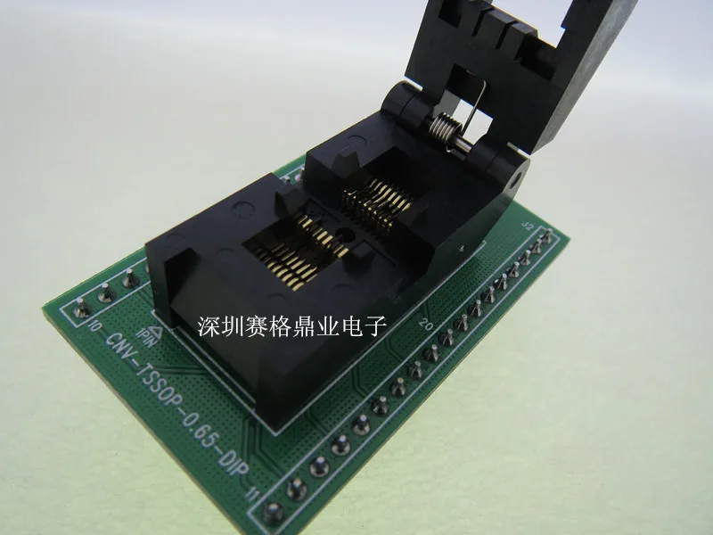 Раскладушка и IC51-0202-779 SSOP20-DIP20 0,65 мм IC адаптер для сжигания сиденья тест ing сиденье тестовая розетка тестовая скамья