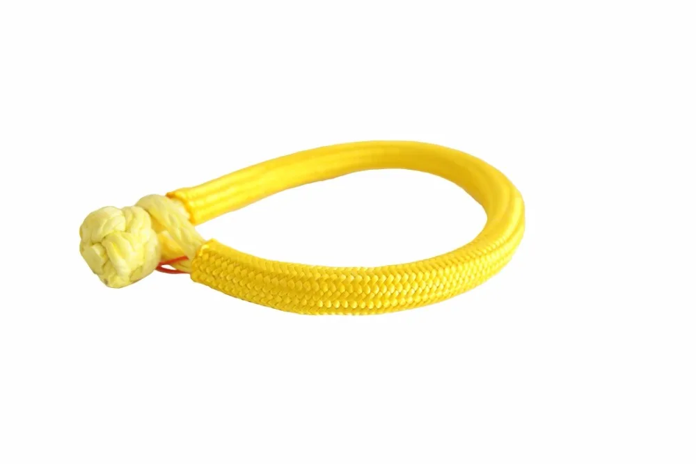 

Yellow 6mm*80mm Soft Shackles,ATV Winch Shackle,Synthetic Rope Shackle for Offroad Auto Parts,Winch Rope