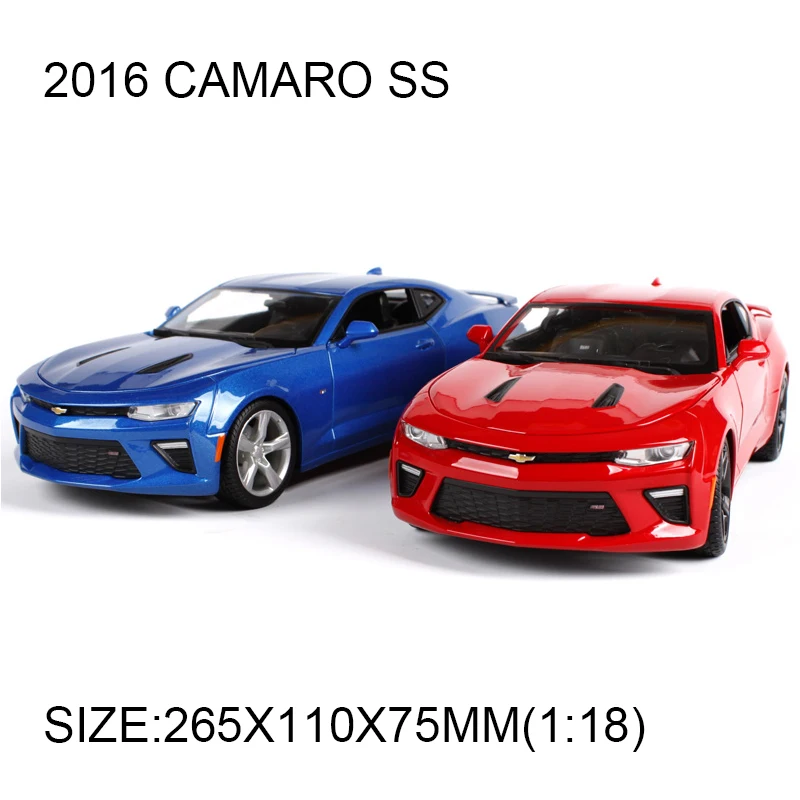 118 diecast car 2016 Camaro SS Supercar simulation alloy car model Toy