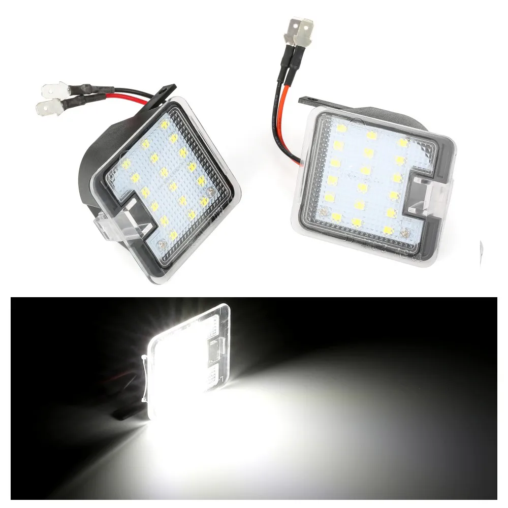 

2Pcs LED Side Mirror Puddle Light Led Under Rearview Mirror Light Signal Lamp Car-styling Auto Replacement for Ford Kuga Focus