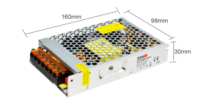 Sanpu LED адаптер питания 12 В 20 А 250 Вт Светодиодный драйвер адаптер питания переключение 220 В на 12 В Трансформаторы освещения Алюминиевый ультратонкий
