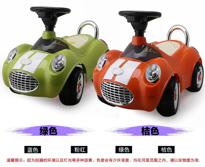 A+ B детский автомобиль-ходунки с музыкой ребенок четыре колеса твист автомобиль ребенок скользящая игрушка-ходунок автомобиль дети езда на игрушечном автомобиле