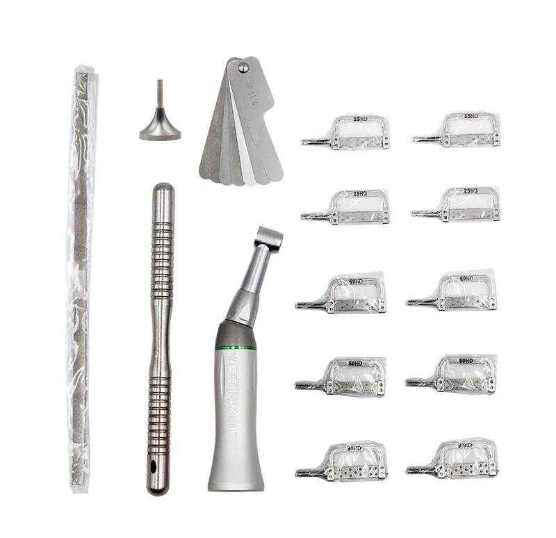 US $199.60 Dental Orthodontic Interproximal Stripping Kit Orthodontic Reciprocating IPR Automatic Strips Contra Angle Adjacent Glazing Set