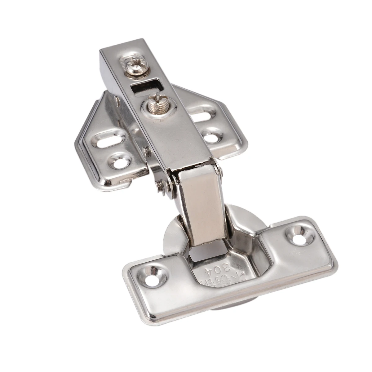 1PCS Safety Full Overlay Hydraulic Hinge Plate For Kitchen Cabinet Cupboard Door Close for Door Furniture Hardware