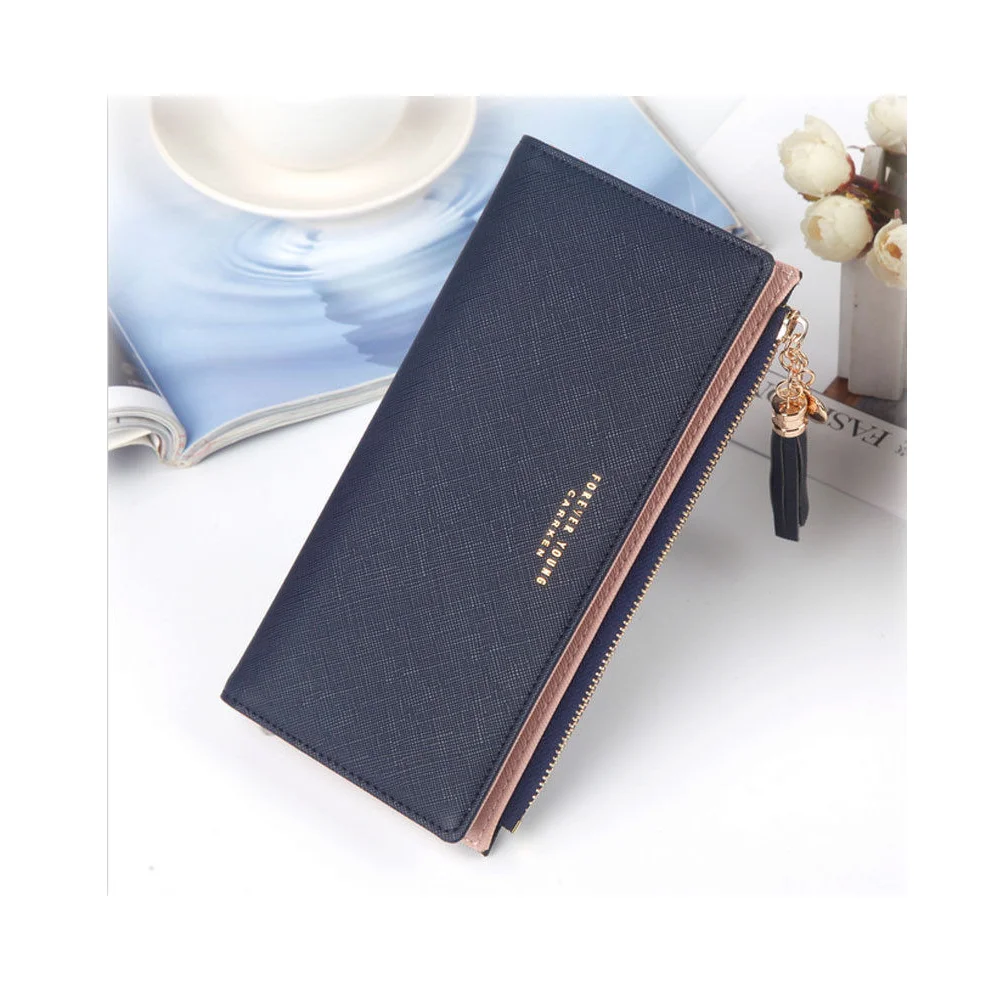 

Women Ladies Wallet Long Zip Purse Card Phone Holder Case Clutch 2019 Tassel Long Cute Wallet Zipper Portefeuille Cartera Mujer