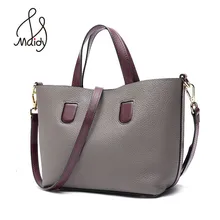 Женская Повседневная Сумка-тоут, Женская Ручная сумка из воловьей коровьей кожи, сумка-мессенджер на плечо, сумки через плечо, дизайнерские сумки Maidy