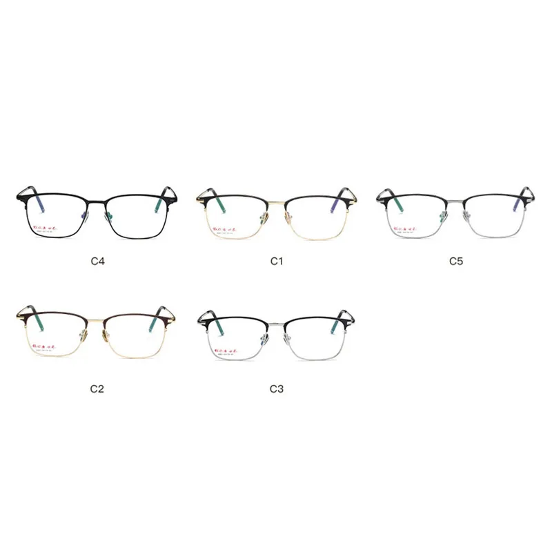 Handoer 6901 Optical Glasses Frame for Men and Women Alloy Eyewear Full Rim Alloy Spectacles Glasses Optical Prescription Frame