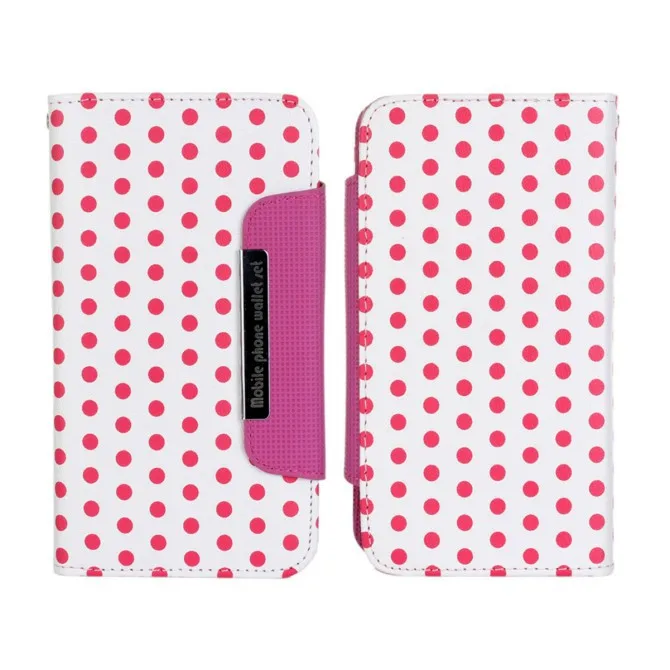 iPhone 6 Polka Dots 2 in 1 Wallet Case (5)