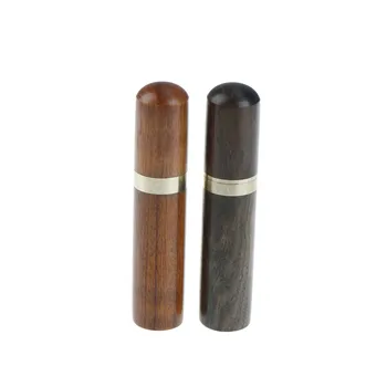 

1Pcs Wood Pill Box Cases Blackwood/Rosewood Capsule Case Pearwood Handmade Craft