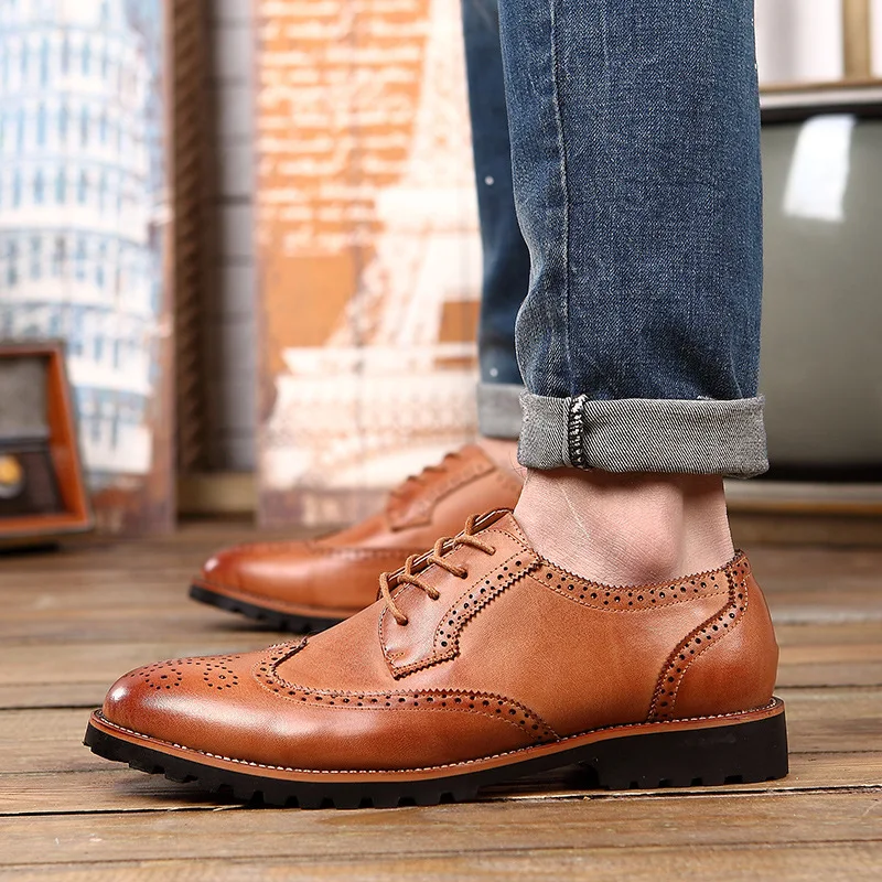 

Man Dress Leather Leather Casual Shoes Men Dress Leather Shoes Fashion Hot Selling Men Shoes Leather