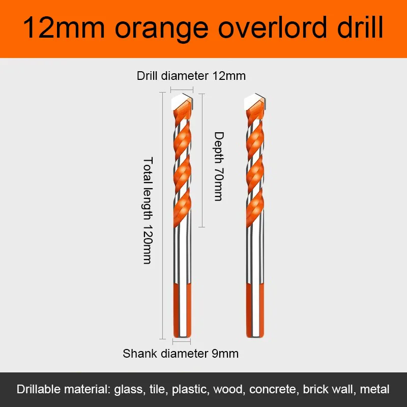 6/8/10/12mm Hole Saw Drill Bits 4 Pcs Titanium Coated Sawtooth Drill Bit Tool Set for Cutting Carpenter Woodworking Metal
