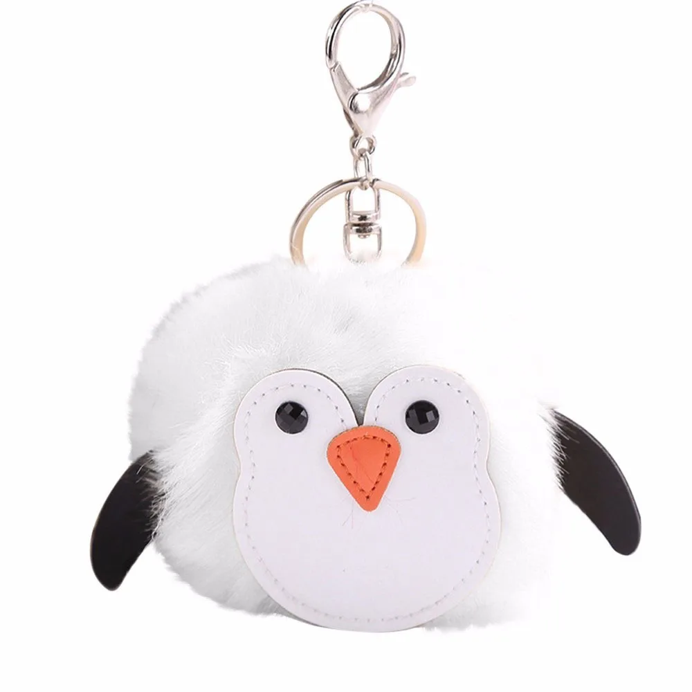 Aliexpress.com : Buy 10CM Cute Pompom Fur Ball Penguins Pendant ...