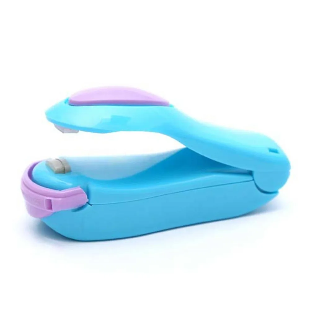 

Portable Mini Heat Sealing Machine Impulse Sealer Seal Packing Plastic Bag TOP Blue