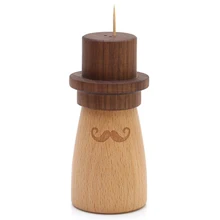 Европейский стиль креативная портативная зубочистка держатель модные хлопковые деревянные держатели для зубочисток Прекрасный Деревянный предметы домашнего обихода