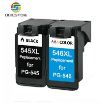 Obestda PG545 CL546 XL ink cartridges replacement for Canon PG-545 pg 545 CL-546 for Canon IP2850 MX495 MG2950 MG2550 MG2450