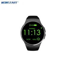 Bluetooth kw18 Смарт-часы подключен наручные часы для смартфонов на базе Android Поддержка синхронизации вызова Messager