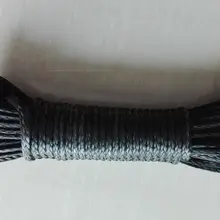 5 мм* 15 м синтетический трос лебедки, трос лебедки для автозапчастей, СВМПЭ линия лебедки