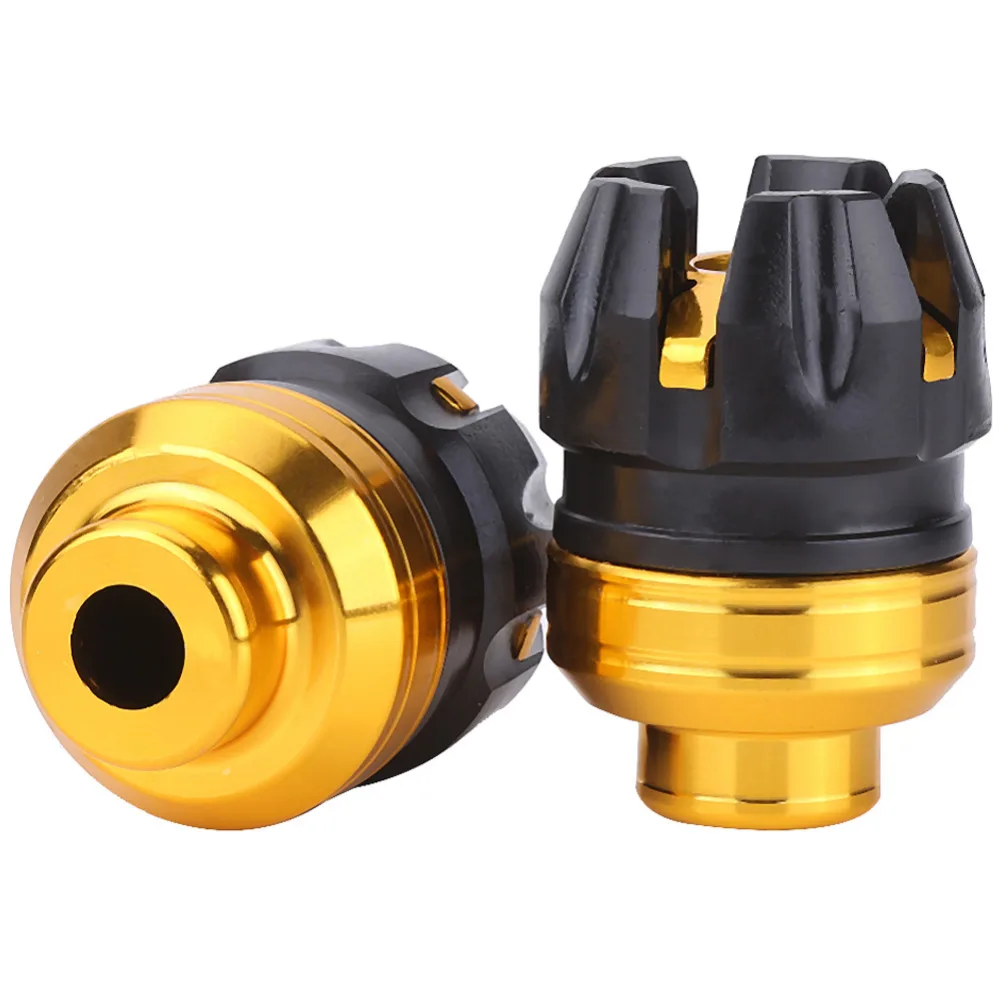 

1 Pair Falling Protectors Aluminum CNC Motorcycle Front Fork Frame Sliders Anti Crash Caps engine protection Moto Crash Pad