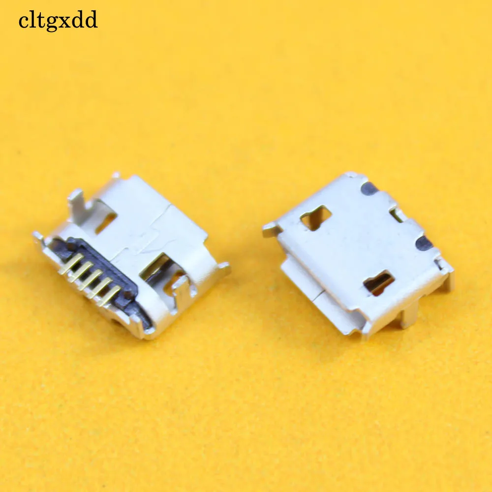 Cltgxdd Micro USB B Тип гнездовой разъем 4 фута DIP 6 расстояние большой рог|Соединители| |