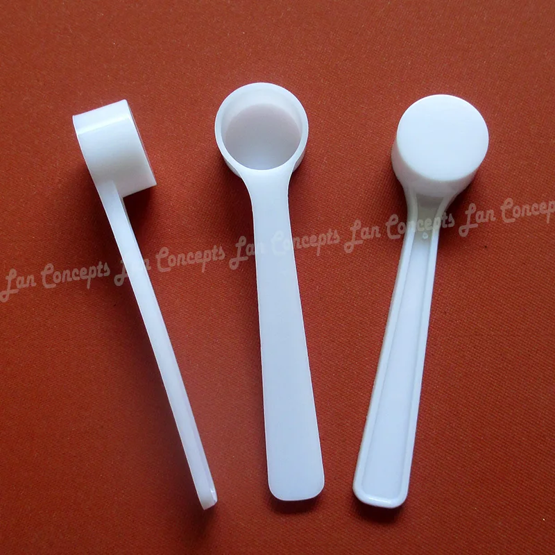 0.5g 1ml plastic measuring scoop PP measure spoon 1