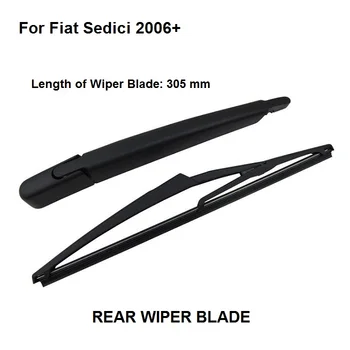 

Free Shipping Factory Hot Item For Fiat Sedici 2006+ Rear Windshield Window Wiper Arm + 305mm Blade Set