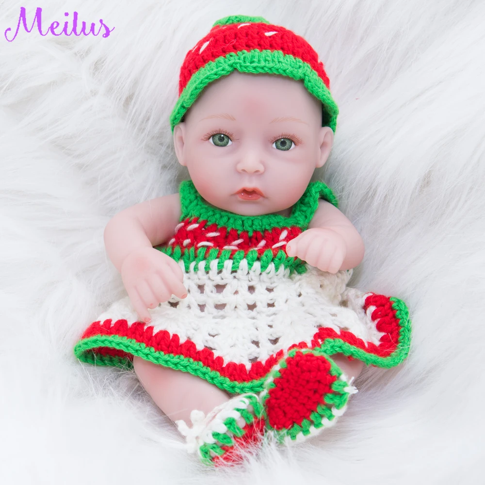 Детские куклы реалистичные Reborn Baby Doll Фигурки игрушки полностью силиконовые