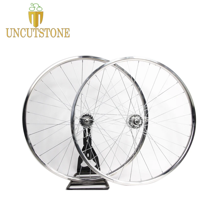 

fixie bike wheel rim 20mm aluminum alloy Retro bike wheel Front 32H hub flip-flop Vintage fixed gear bike wheel rim