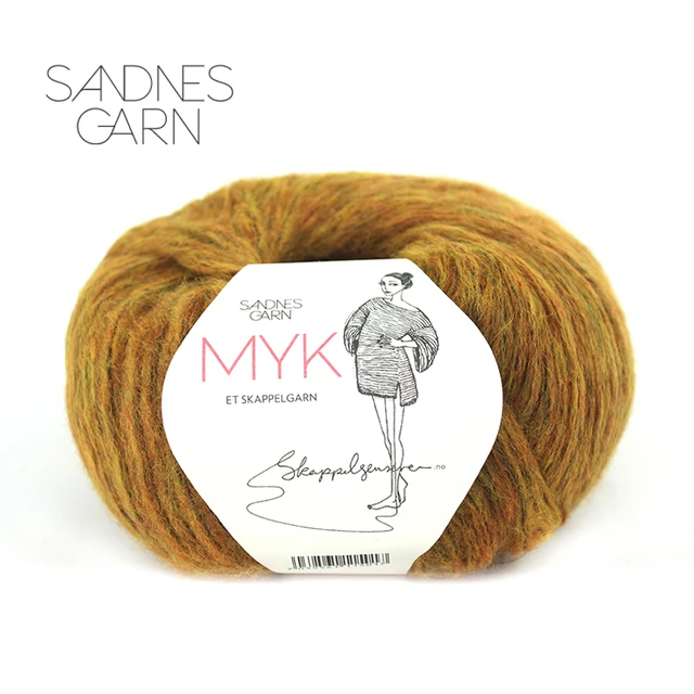 Pieces/lot Sandnes Garn Myk Baby Alpaca Merino Wool Blended Yarn Handknitting Yarn - - AliExpress
