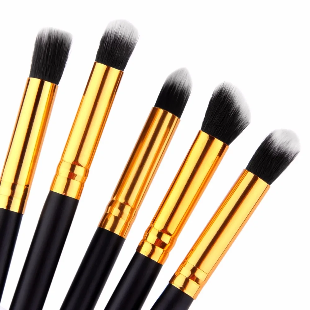 5 шт. Pro набор кистей для макияжа Наборы Косметика Make Up Tool Тени для век Фонд Blending Brush Оптовая продажа Новый макияж 2017