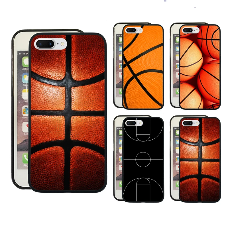 Buy Basketball Cover TPUPC Sport Basketball Field Phone Case For iPhone X 5 6 7