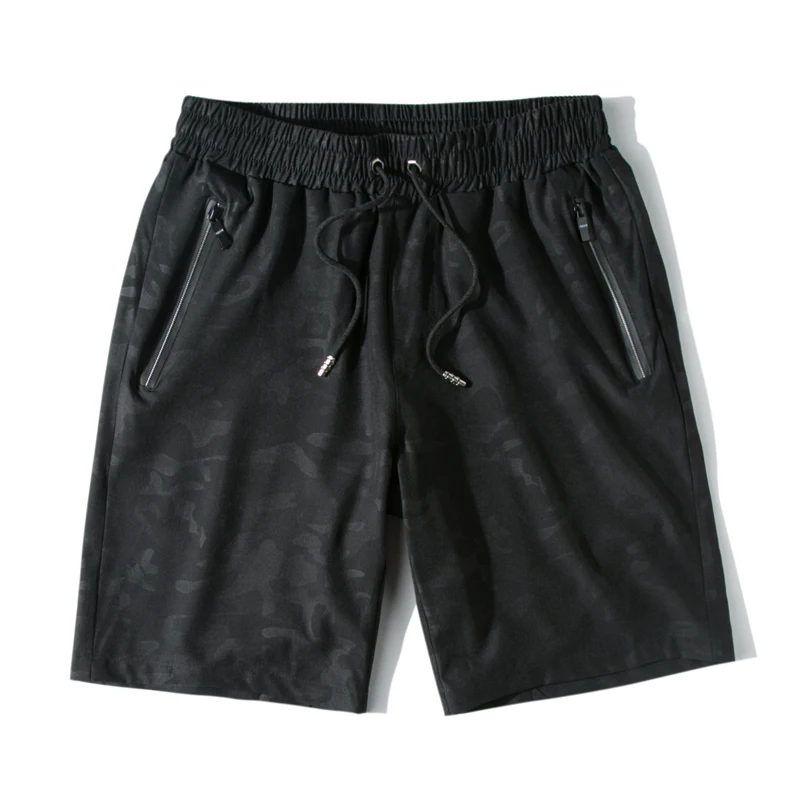 

Camouflage Print Men's Swimwear Beach Board Shorts Quick Drying Polyester Bermuda Shorts Elastic Waist Man Swimsuit Pants