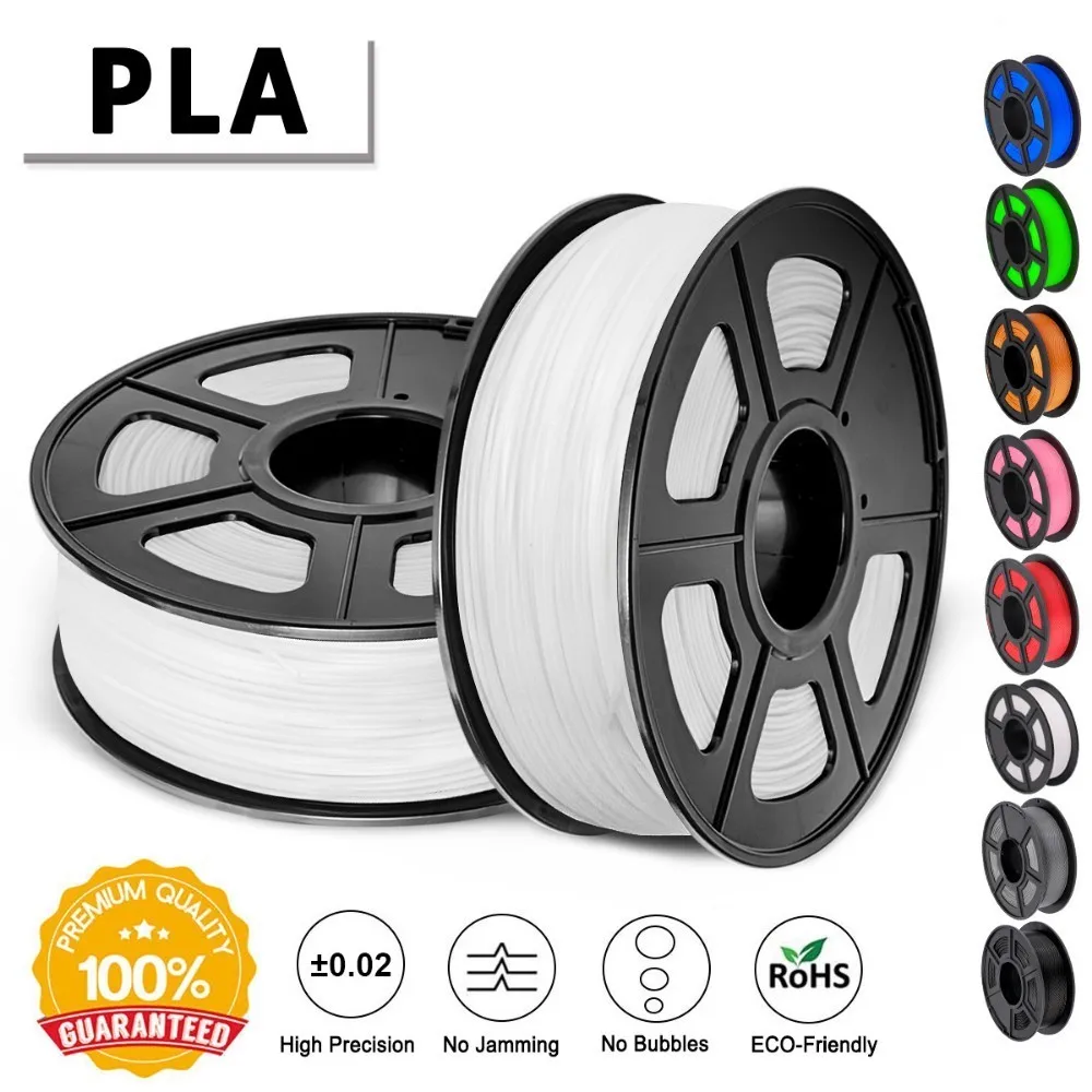 

SUNLU PLA/PLA+ 3D Printer Filament 1.75mm 1KG With Spool PLA/PLA Plus Filament For Children Drawing Best Seller Consumable