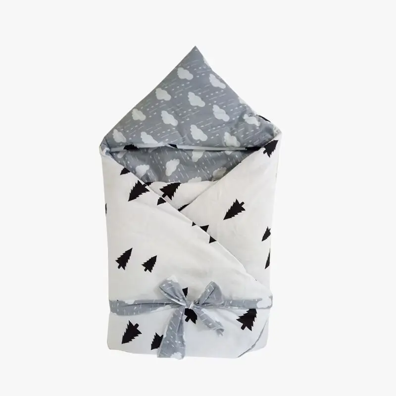 

INS style Autumn Winter Baby Swaddle Wrap Soft Envelope For Newborn Baby Blanket Swaddle Sleeping Bag Bedding infant wrap