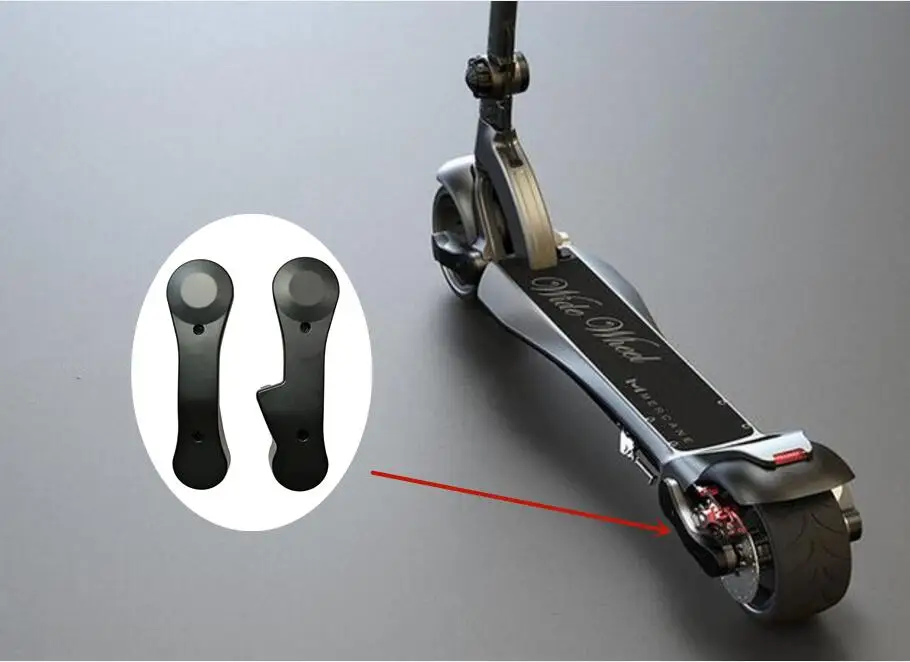 Wide wheel electric scooter Rear shock absorbing plastic case 2020