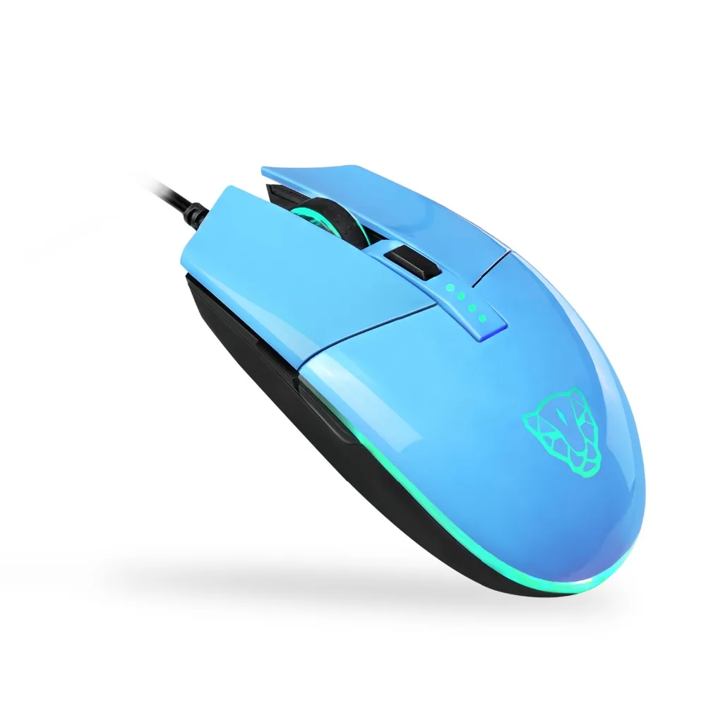 Новинка Motospeed V50 4000 точек/дюйм Проводная игровая мышь RGB крутая подсветка