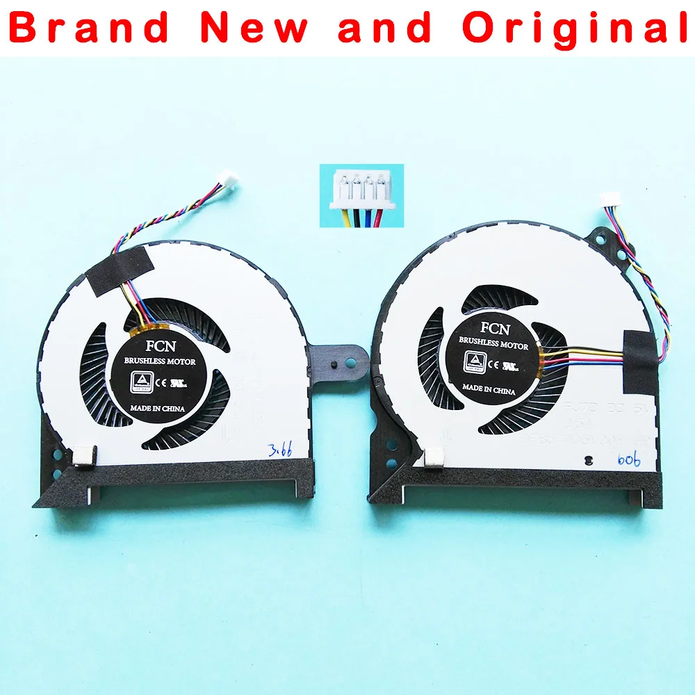 New origianl cpu gpu cooling fan for Asus DFS561405PL0T FJ7C DFS541105VC0T FJ7D DV5V 0.5A FAN